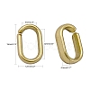 Opaque Spray Painted Acrylic Linking Rings OACR-S021-65A-B01-3
