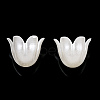Spray Paint ABS Plastic Imitation Pearl Beads MACR-N013-001F-4