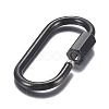 304 Stainless Steel Screw Carabiner Lock Charms STAS-H107-04A-B-2