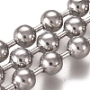 Tarnish Resistant 304 Stainless Steel Ball Chains CHS-E021-13G-P-2