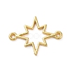 Zinc Alloy Open Back Bezel Links PALLOY-E577-29G-1