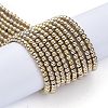 Electroplate Glass Beads Strands EGLA-K014-A-FP01-2