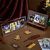 Acrylic and Iron Card Sleeve  Display Stands ODIS-WH0100-06-4