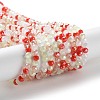 Glass Beads Strands EGLA-A034-M4mm-57-2
