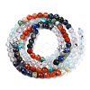 Natural & Synthetic Mixed Gemstone Beads Strands G-D080-A01-01-06-2