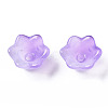 Transparent Two Tone Spray Painted Glass Beads GLAA-Q089-002B-004-3