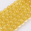 Synthetic Citrine Beads Strands G-C076-10mm-6A-1