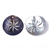 Natural Akoya Shell Pendants SHEL-N026-09-3