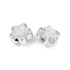 Platinum Plated Opaque Acrylic Beads AC-CBA15BB-08-2