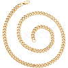 2Pcs 7mm Stainless Steel Cuban Link Chain Necklaces for Women Men NJEW-BBC0001-39A-6