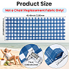 1Pc Tartan Pattern Chair Polycotton Cloth AJEW-GF0015-38A-2
