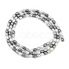 Electroplated Shell Pearl Beads Strands BSHE-H113-06A-02-2