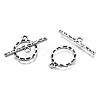 Tibetan Style Alloy Toggle Clasps TIBE-N011-055-2