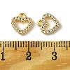 Valentine's Day Brass Micro Pave Cubic Zirconia Charms FIND-Z035-06G-3