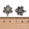 Tibetan Style Alloy Connector Charms AL-CBA8479-08AS-3