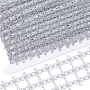 Polyester Lace Ribbon OCOR-WH0078-112B-1