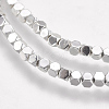 Electroplate Non-magnetic Synthetic Hematite Beads Strands G-K239-14D-2