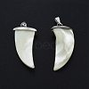 Natural Trochid Shell/Trochus Shell Pendants SSHEL-G024-06P-3