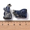 Natural Blue Spot Jasper Pendants G-B127-07P-02-4