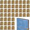 60Pcs Alloy Binding Clip for Bag FIND-CP0004-01-1