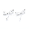 Non-Tarnish 201 Stainless Steel Connector Charms STAS-N090-LA998-1-2