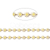 Golden Brass Enamel Link Chains CHC-H103-06F-G-2