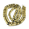 Electroplate Non-magnetic Synthetic Hematite Beads Strands G-S352-48B-01-2