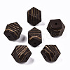 Painted Natural Wood Beads WOOD-T021-52C-02-1