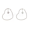 Stainless Steel Hoop Earrings EJEW-JE04453-03-2