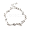 Alloy Thorns Link Chain Bracelet BJEW-C026-01P-1