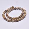 Natural Maifanite/Maifan Stone Beads Strands X-G-F353-6mm-2