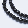 Natural Black Tourmaline Beads Strands G-E444-27-6mm-3