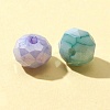 104Pcs 8 Colors Opaque Baking Paint Glass Beads Strands EGLA-FS0001-27-3