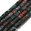 Natural Indian Agate Beads Strands G-R015-A06-1
