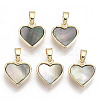 Natural Black Lip Shell Charms KK-R112-001-NF-1