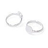 Brass Pad Ring Base Findings EC022-S-1