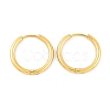 Ion Plating(IP) Round Ring 304 Stainless Steel Hoop Earrings for Women EJEW-G388-02B-G-1