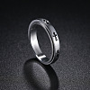 Cross 304 Stainless Steel Rotating Finger Ring PW-WG58926-01-4