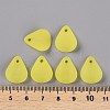 Transparent Frosted Acrylic Pendants MACR-S371-09A-717-4