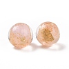 Handmade Gold Foil Glass Beads LAMP-C004-03D-2