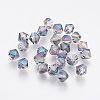 Imitation Austrian Crystal Beads SWAR-F058-6mm-31-1