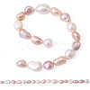 2 Strands Natural Cultured Freshwater Pearl Beads Strands PEAR-TA0001-31-1
