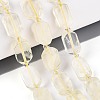 Natural Lemon Quartz(Heated) Beads Strands G-C098-A27-01-1