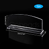 Rectangle Acrylic Name Card Holder ODIS-WH0025-39-2