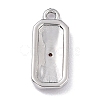 Brass Micro Pave Cubic Zirconia Charms ZIRC-I054-12P-08-3