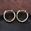 Brass Huggie Hoop Earrings EJEW-F260-01B-G-4