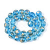 Handmade Gold & Silver Foil Glass Beads FOIL-N030-03A-01D-2