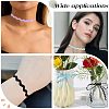 4 Strands 4 Colors Polyester Wave Bending Fringe Trim OCOR-GF0002-43B-4