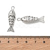 Brass Micro Pave Orange Red Cubic Zirconia Pendants KK-A269-01B-P-3