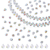2Strands Electroplate Glass Beads Strands GLAA-GA0002-38B-6